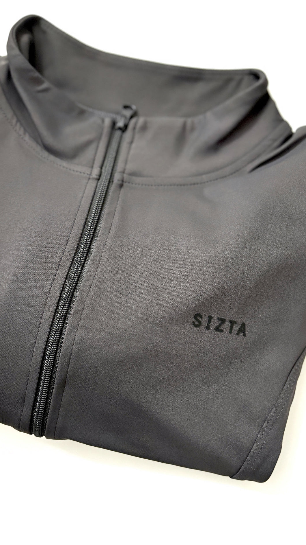 Zip crop long sleeve
