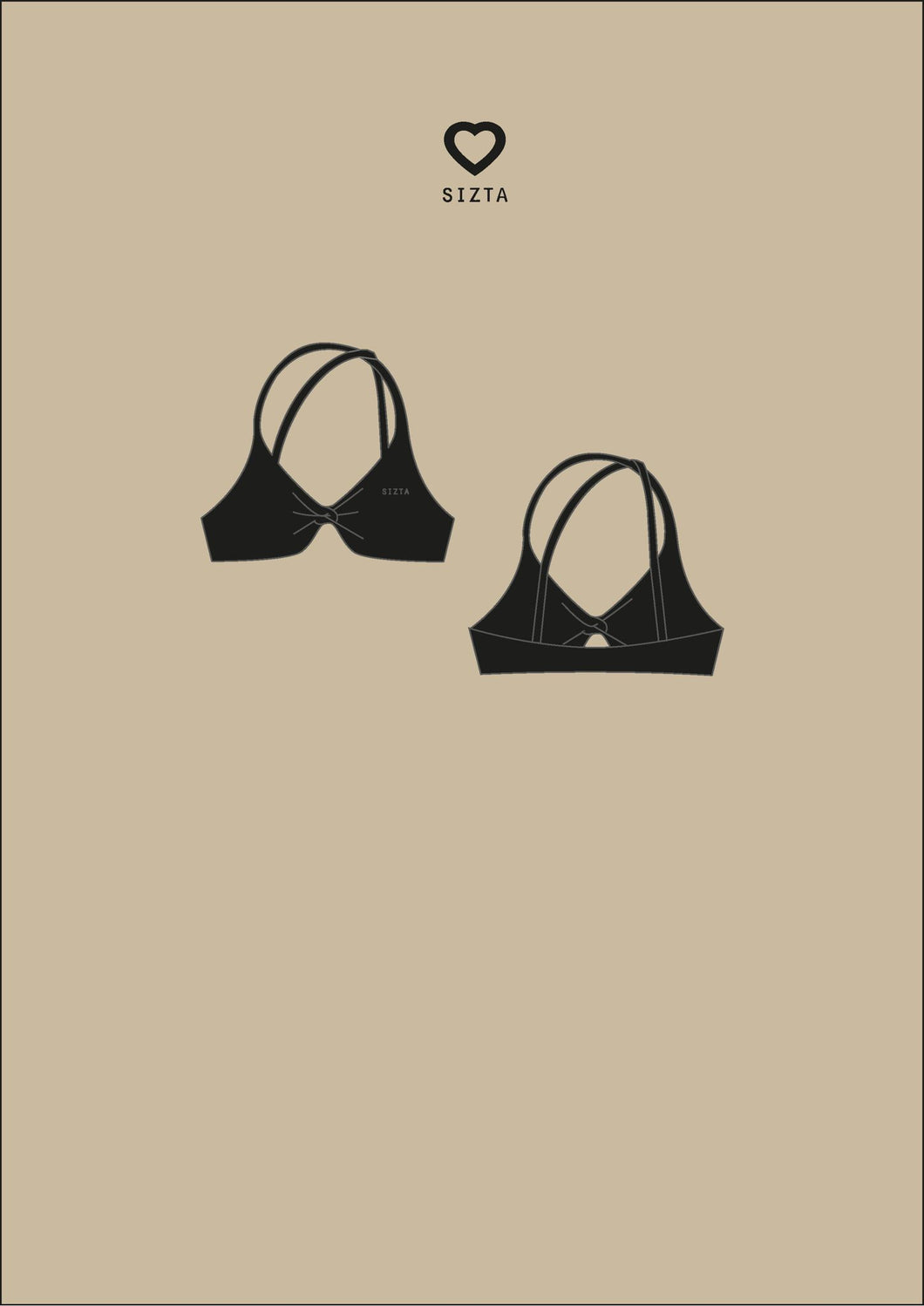 UNIQUE Twistet Bra